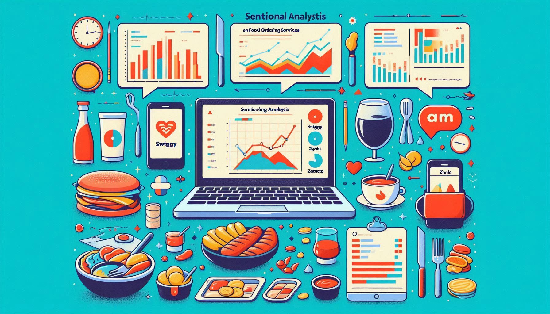 Sentimental Analysis on Food Ordering Sercices